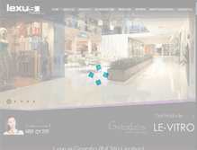 Tablet Screenshot of lexustile.com